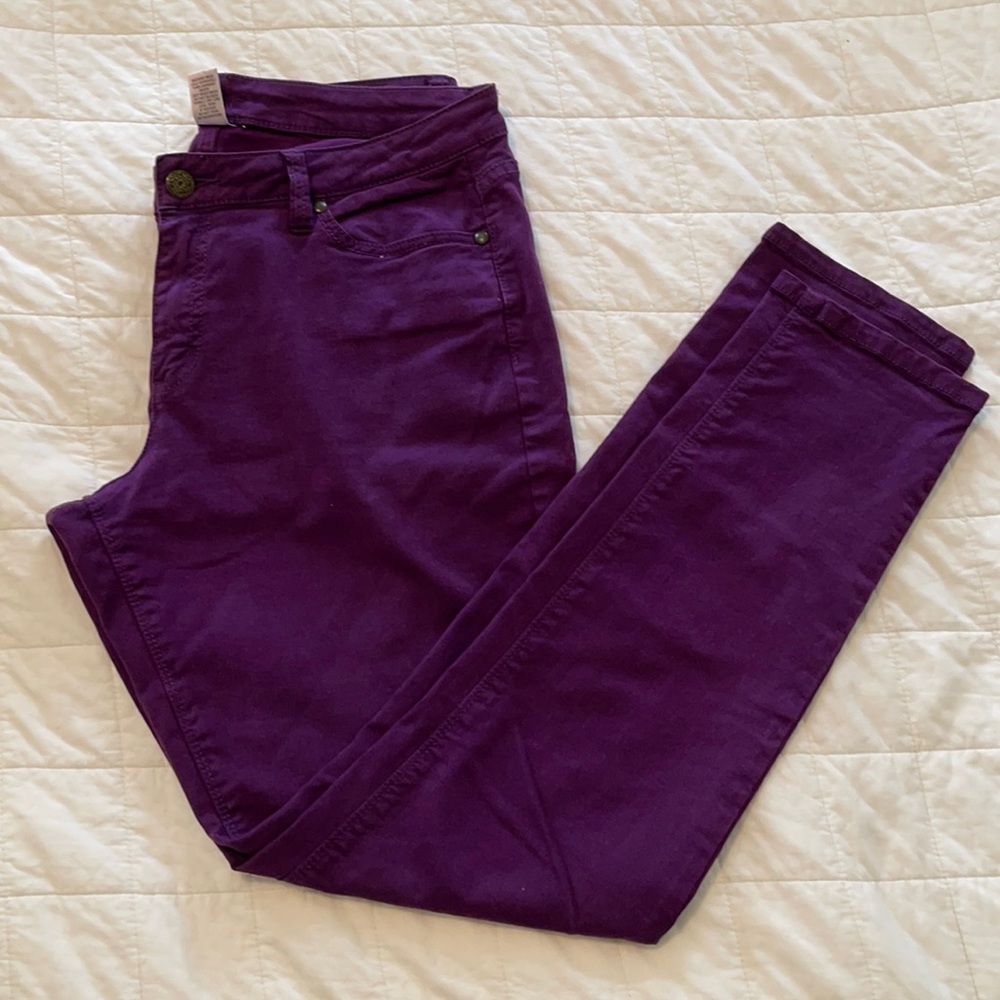 Cache Purple Pants Size 12